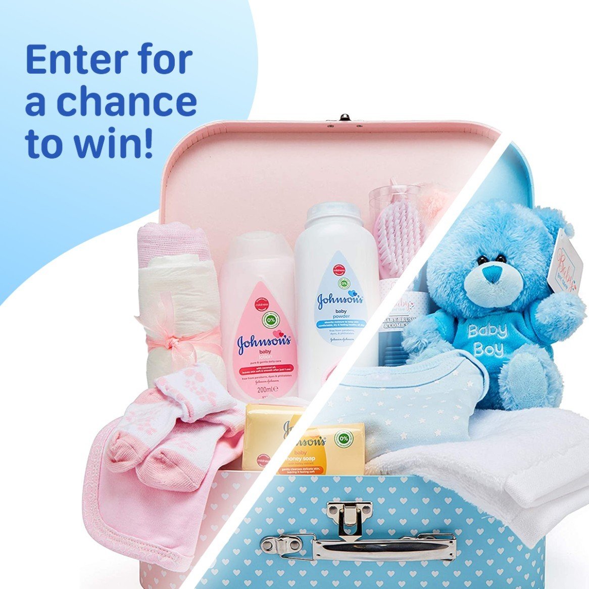 WIN a Boy OR Girls New Born Baby Gift Set!