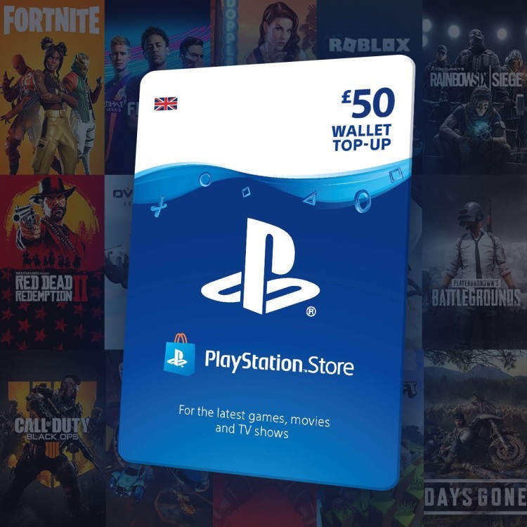 WIN- £50 Playstation Network (PSN) Card