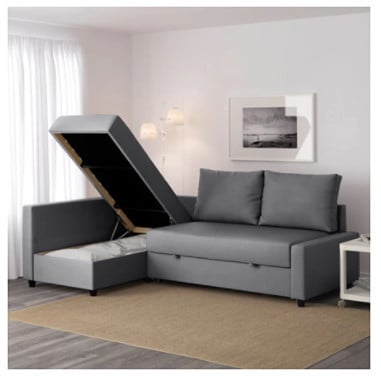 Corner sofa-bed with storage - £429.00!