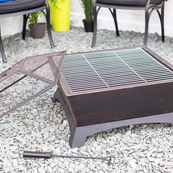 Save 20 Percent On This La Hacienda Harleston Firepit With Cooking