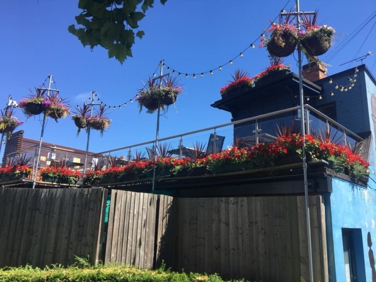 Have you seen our jazzy outdoor terrace?! Perfect for this British summertime...