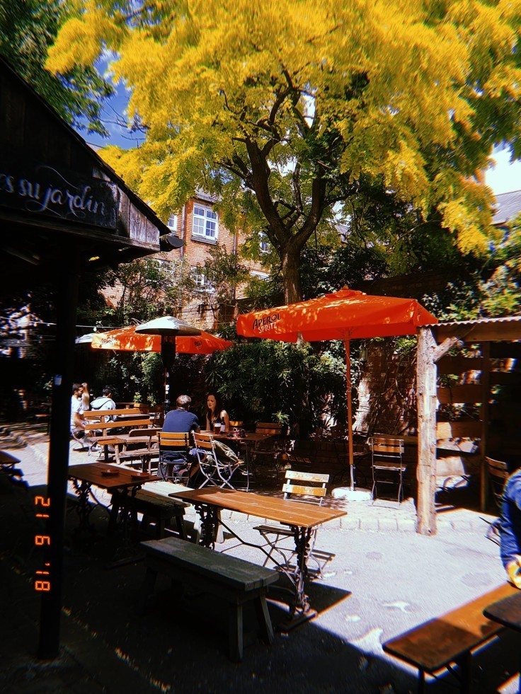 BIT WARM INIT? come grab some shade and maybe a light bite!