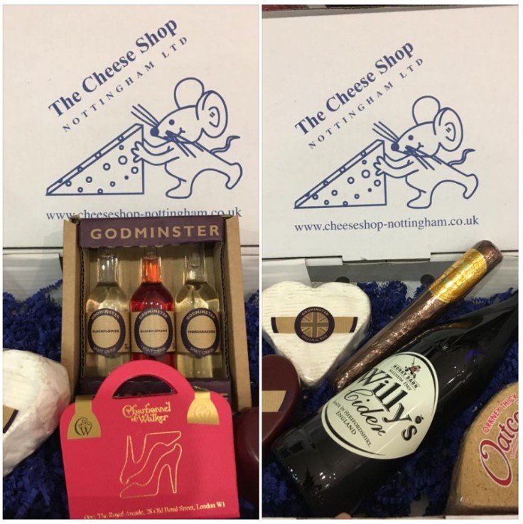 Valentines hampers now available. All are bespoke for the perfect gift.