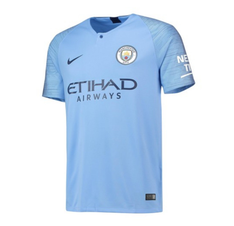 WIN- Manchester City Home Stadium Shirt 2018-19