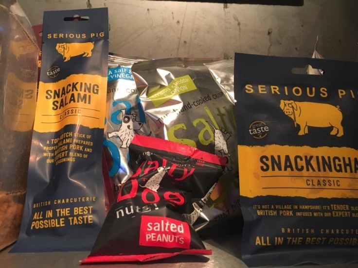 New Snacks at BrewDog... Crisps, Salami,Pork Scratchings, Nuts...........