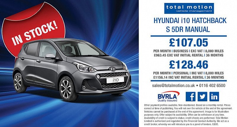 Special Leasing Offers on the Hyundai i10!