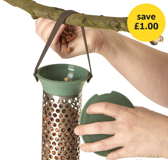Wilko Wild Bird Peanut/Suet Pellet Easy Feeder Now only £5 Wilko Deal