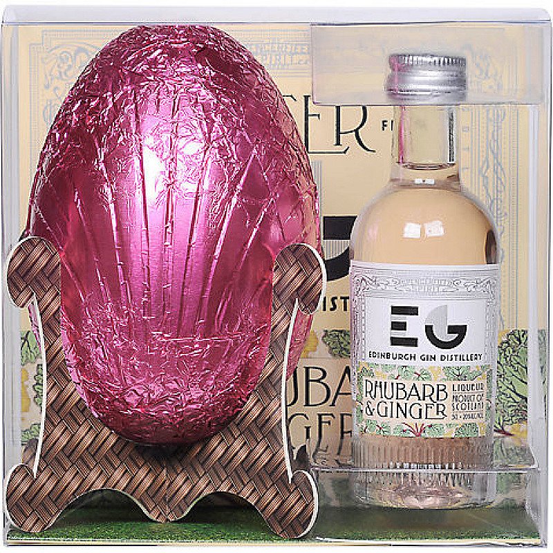 Edinburgh Gin Easter Egg and Rhubarb & Ginger Liqueur - £12.50!