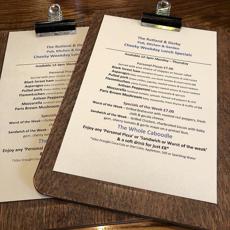 Check out our new "Cheeky Weekday" Lunch Specials