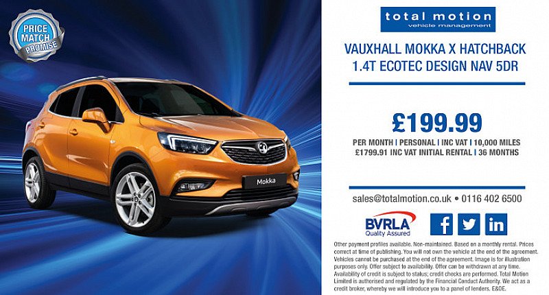 Vauxhall Mokka X 1.4T ecoTEC Design Nav | Just £199.99 p/m!