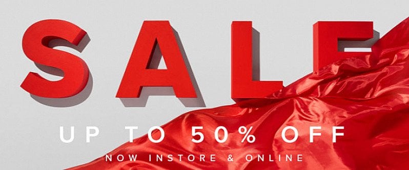 SALE NOW ON! Save up to 50%