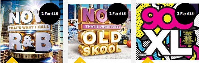2 FOR £15 - CD Compilations