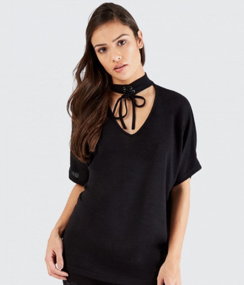 SAVE 55% on this Oversized Choker Cut&Sew Top!