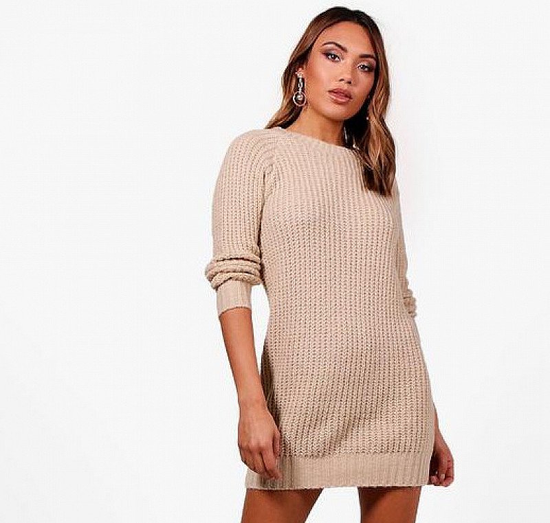 50% OFF this Soft Knit Jumper Dress!