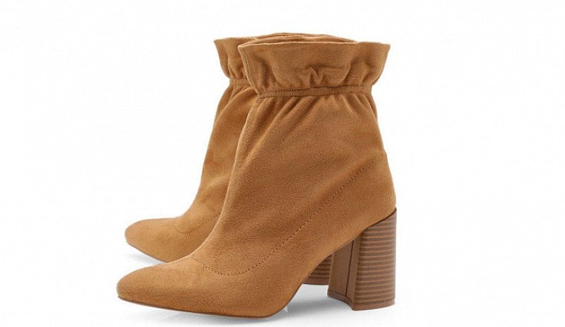 Get £10 OFF these Super Cute Ankle Detail Sock Boots!