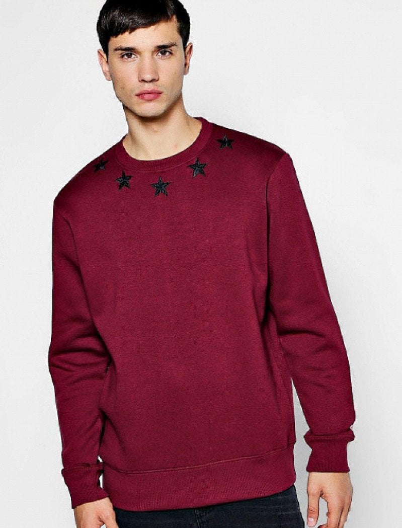 Mens Star Embroidered Sweater - ONLY £5!