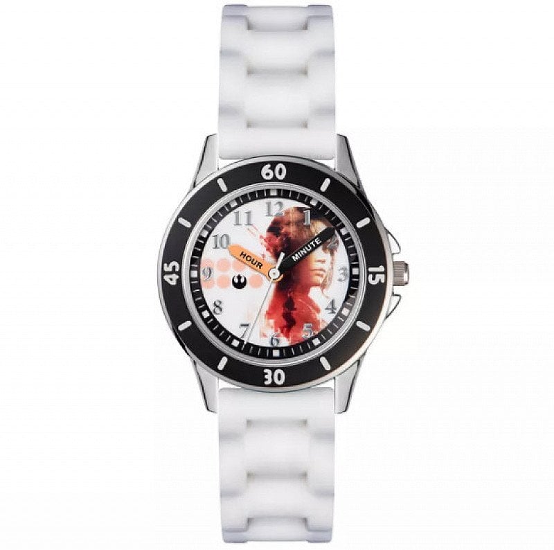 SAVE £5 on this Children's Time Teacher White Silicone Strap Watch!
