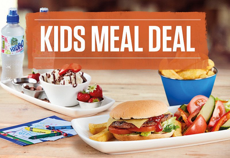 KIDS MEAL DEAL - £4.99 over 5's, £3.99 under 5's!