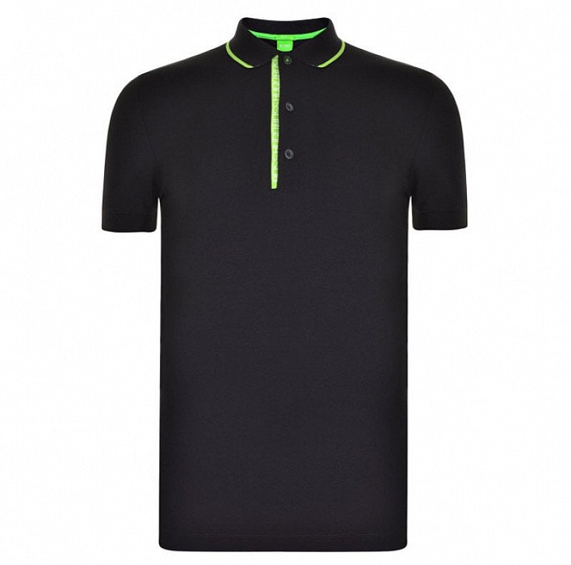 LESS THAN 1/2 PRICE - BOSS GREEN Paule Polo Shirt in Black!