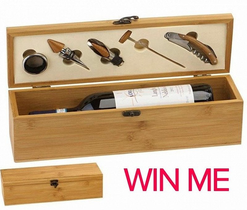 WIN this Fabulous Sommelier Set (inc Wine)