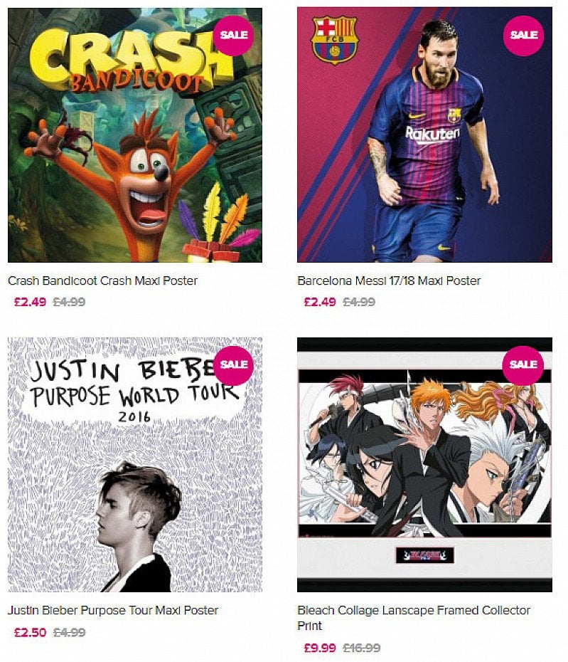 Up to 50% OFF end of line products, once they're gone they're gone!