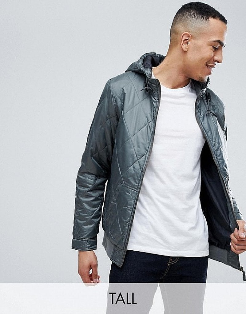 SAVE £97 on this Ringspun TALL Quilted Hooded Jacket!