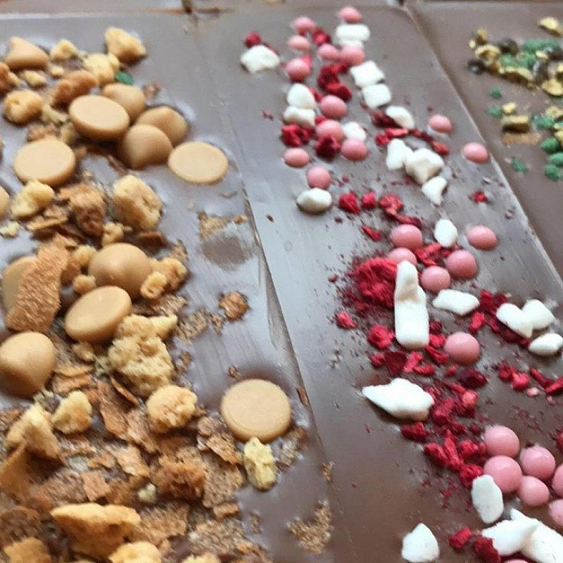 Treat yourself to your dream chocolate with our 'Build Your Own Bar' concept!