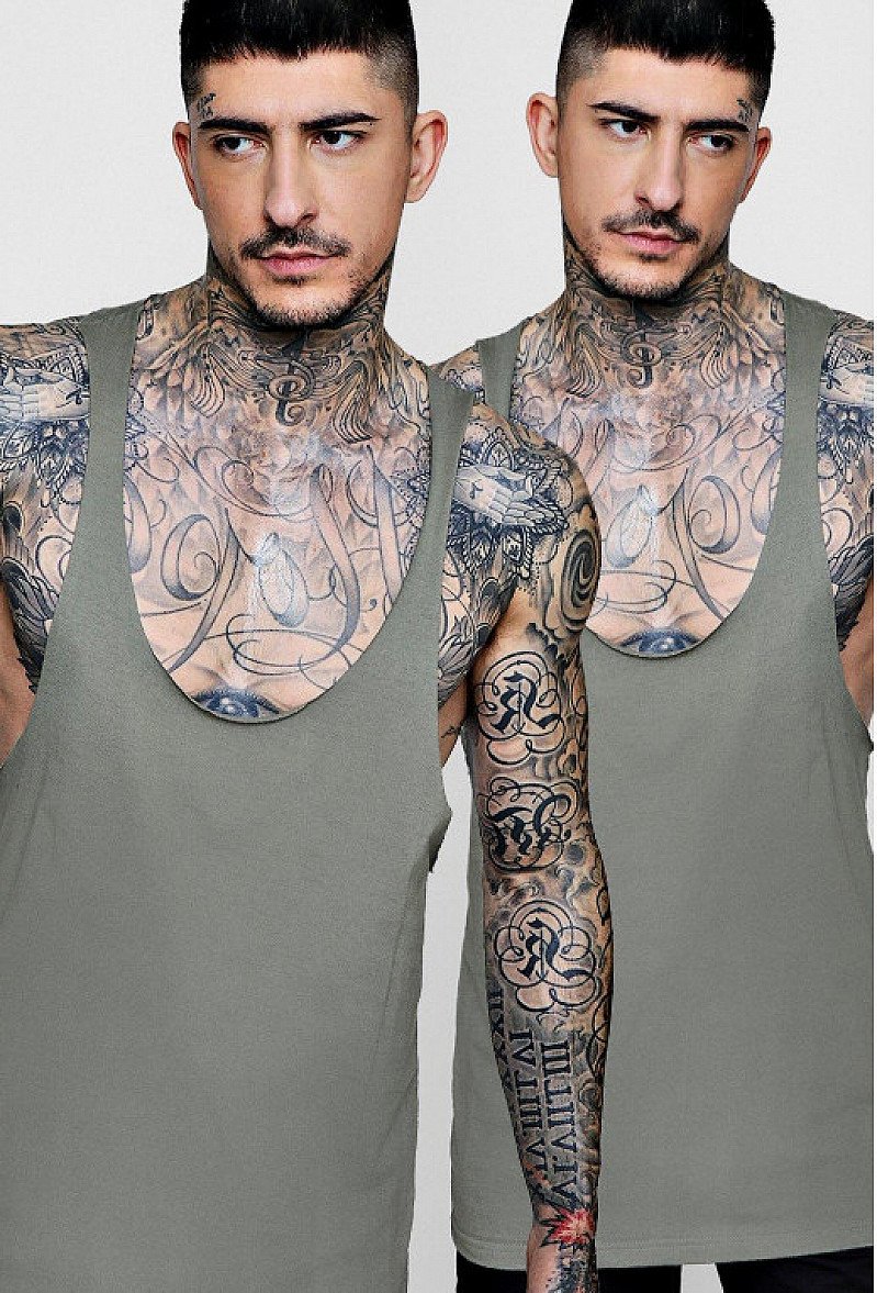 2 Pack Raw Edge Racer Back Vest In Regular Fit - ONLY £5!
