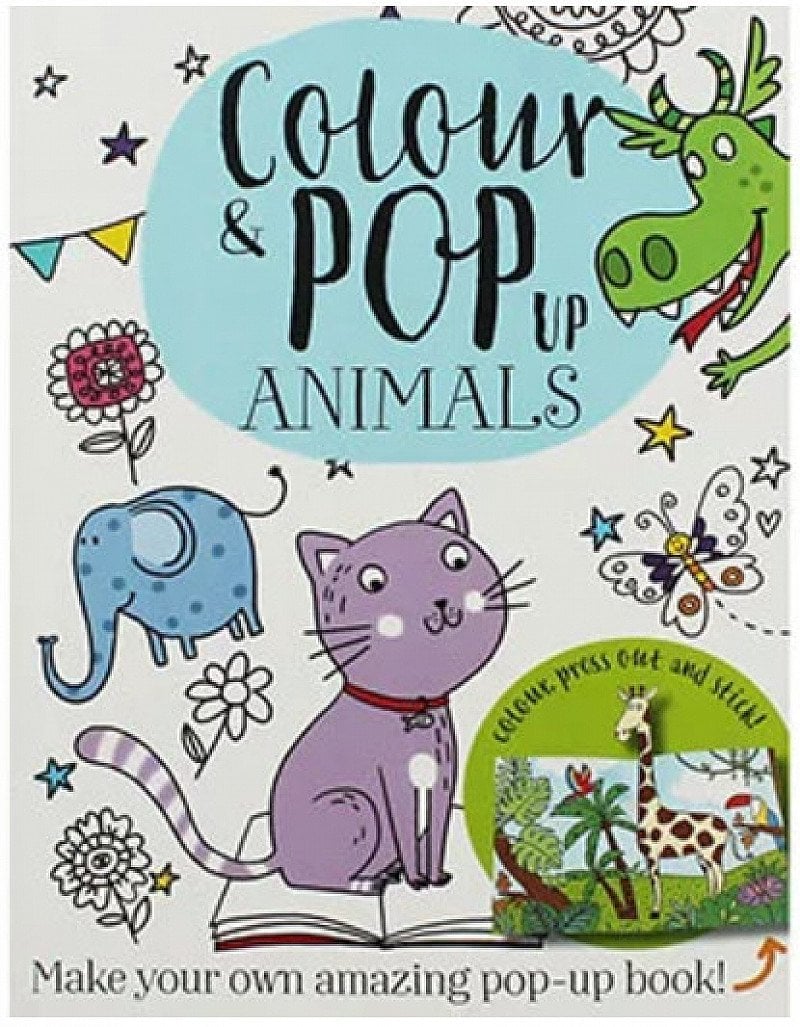 OVER 80% OFF - Colour and Pop-Up Animals - ONLY £1.50