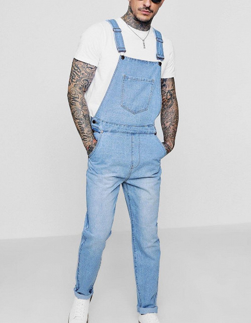 SAVE 25% on Men's Slim Fit Rigid Denim Dungarees!
