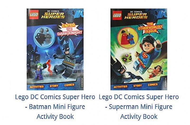 SAVE 64% on these Lego DC Comics Super Hero Activity Books!