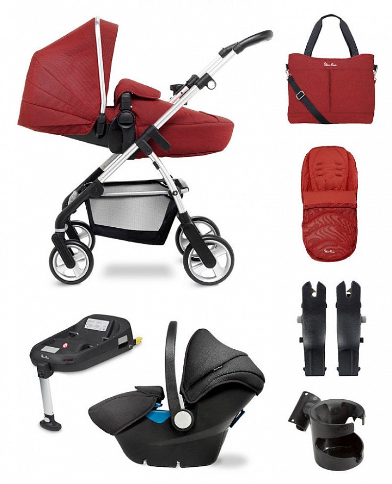 SAVE £231 on this Silver Cross Pursuit pram & pushchair 7-piece bundle!