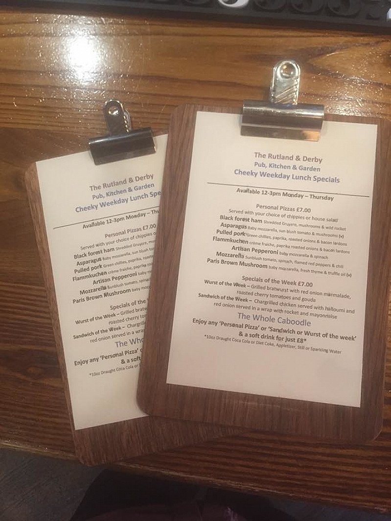 Join us today for our weekly lunch time specials, served until 3pm