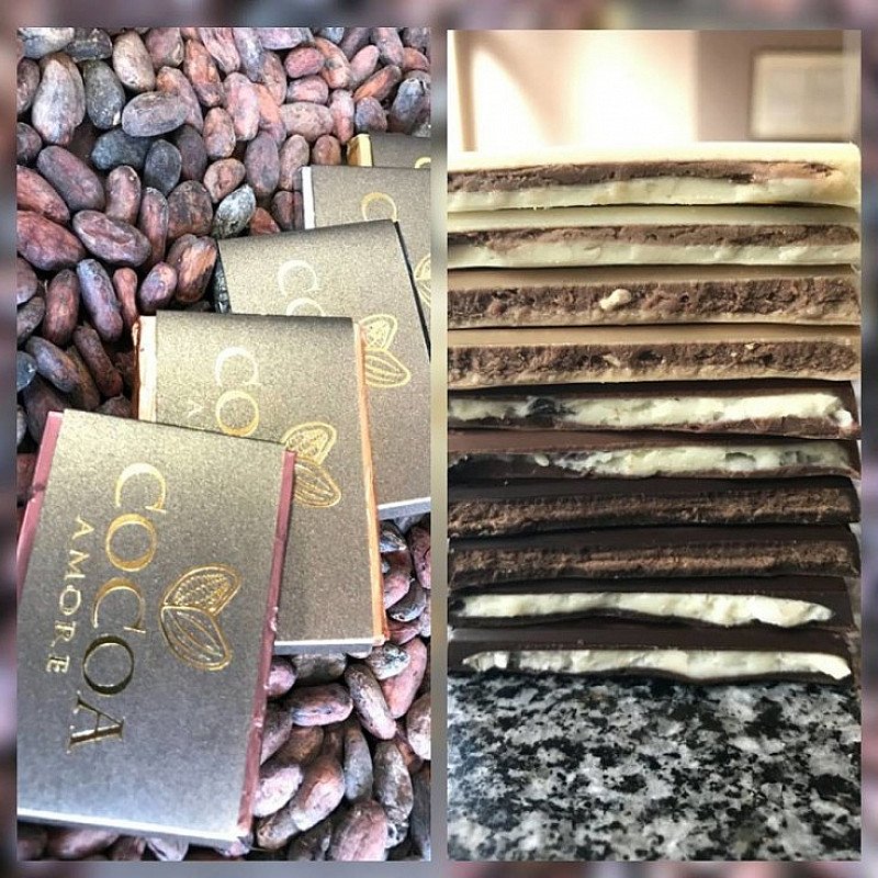 We have just launched something very special! Our filled chocolate bars with 5 different fillings!