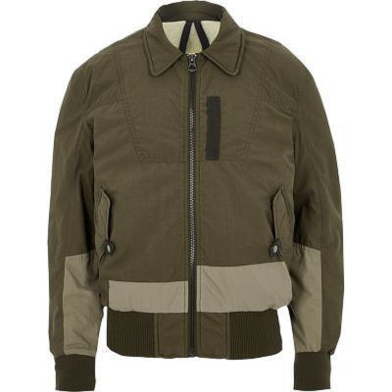SAVE over 70% OFF this Dark Khaki green Design Forum aviator jacket!