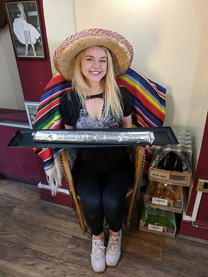 Food Challenge!!!! Are You Man Enough? Or Woman Enough To Take On The Plan Vs Man Burrito Challenge!