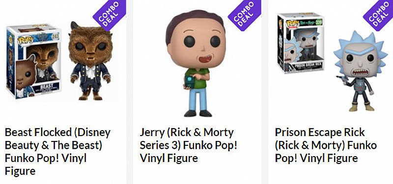 3 Funko Pop figures for ONLY £25 - SAVE up to 45%!