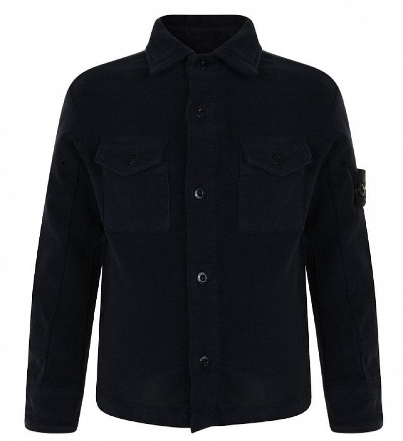 SAVE OVER 45% on this STONE ISLAND Children Boys Badge Sleeve Shirt!