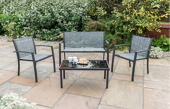 25% OFF this Seville 4-Piece Patio Set!
