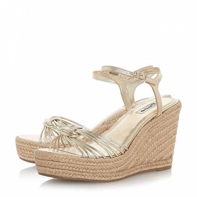 DUNE Kikii Knot Detail Wedge Sandals - LESS THAN 1/2 PRICE!
