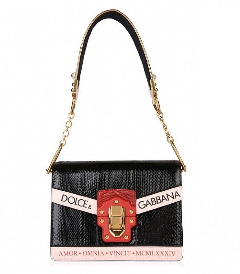£900 OFF - DOLCE AND GABBANA Amore Iguana Bag - SAVE 30%!