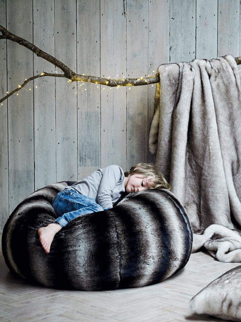 50% off Supersoft Faux Fur Beanbag
