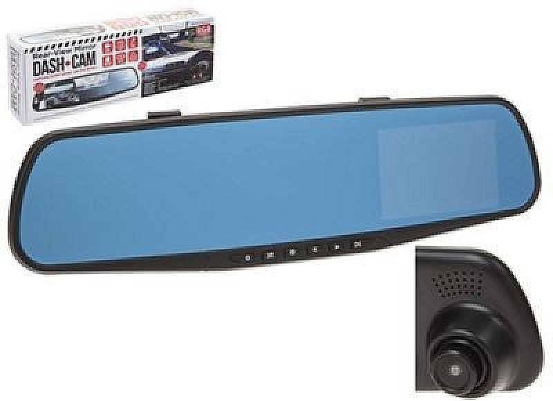SAVE OVER 60% on this Rear-View Mirror Dash Camera!