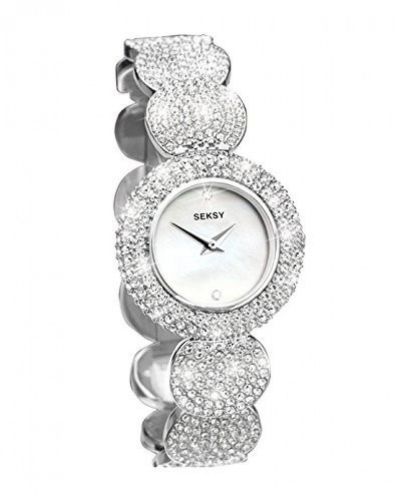 SAVE 40% - Seksy Elegance Stone Set Watch!
