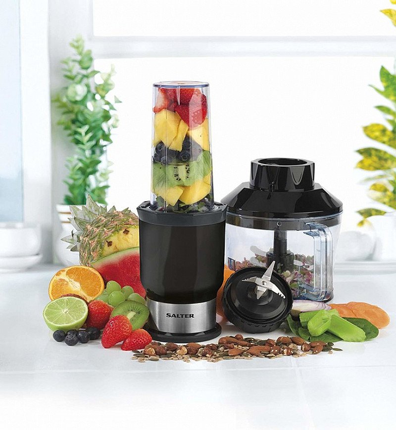 75% OFF - Salter 2 In 1 Nutri Slim Blender and Chopper 700w!
