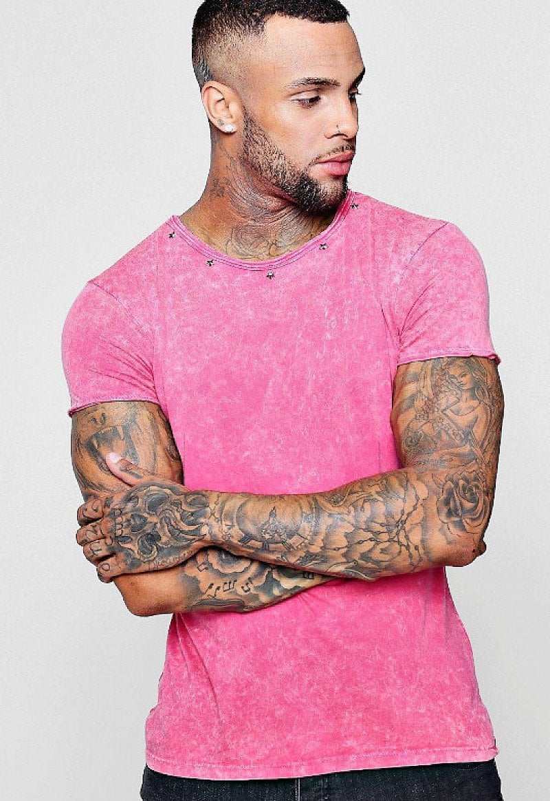 50% OFF this Tie Dye Studded T-Shirt!
