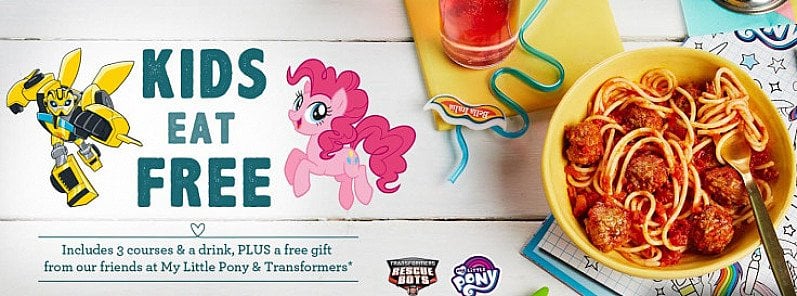 Kids EAT FREE - Everyday from 12pm + FREE Kids Magazine!