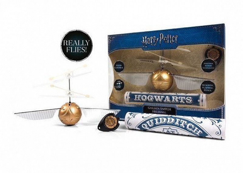 HARRY POTTER - FLYING GOLDEN SNITCH HELIBALL!
