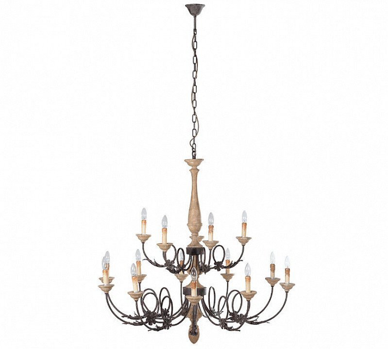 1/2 PRICE - Grand Wooden Chandelier!