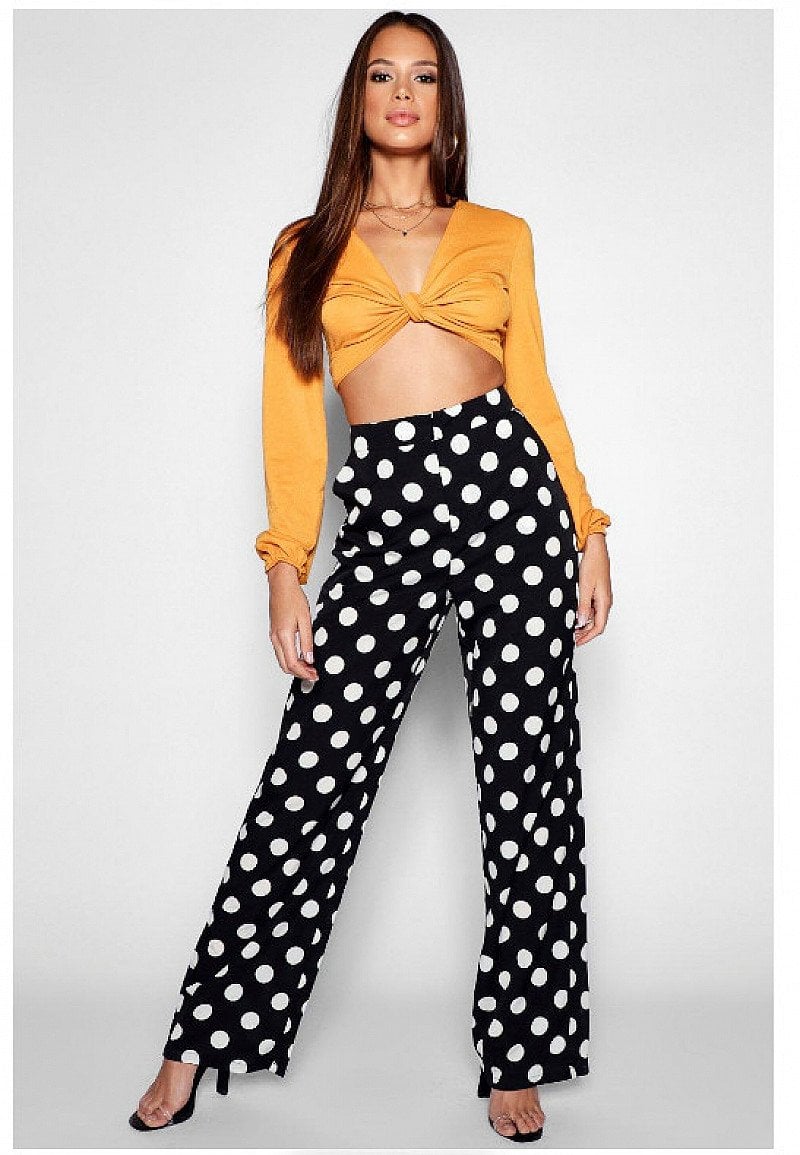 SALE - Tall Polka Dot Woven Trousers
